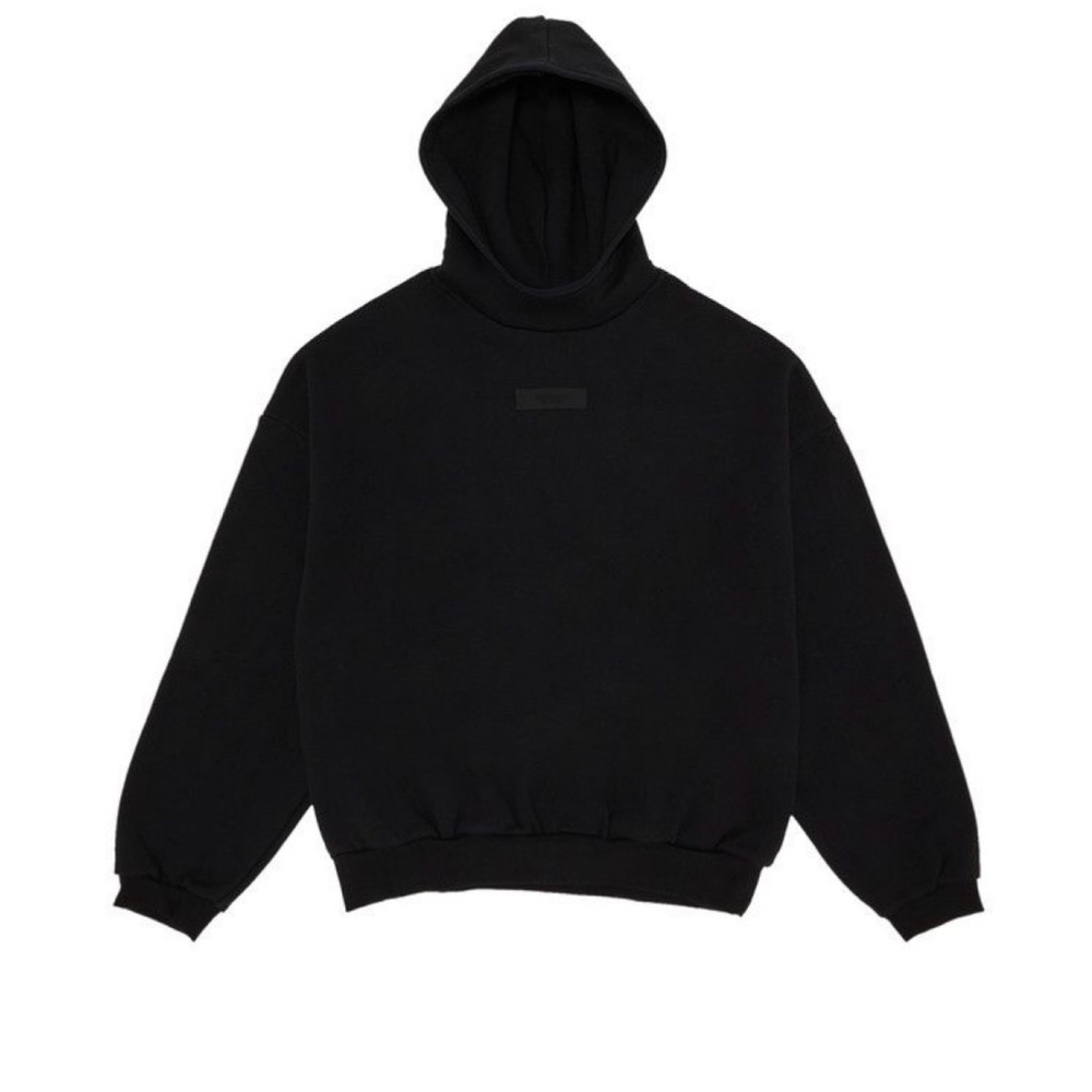 NWT Fear of God JET Black Hoodie